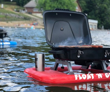 Float'N'Grill Floating Propane Grill Float'N'Grill Floating Propane Grill