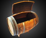 Reclaimed Wine Barrel Ice Chest