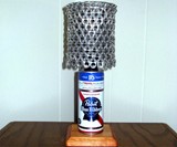 Pabst Blue Ribbon Can Lamp