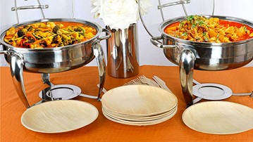 Palm Leaf Compostable Disposable Plates & Bowls Palm Leaf Compostable Disposable Plates & Bowls