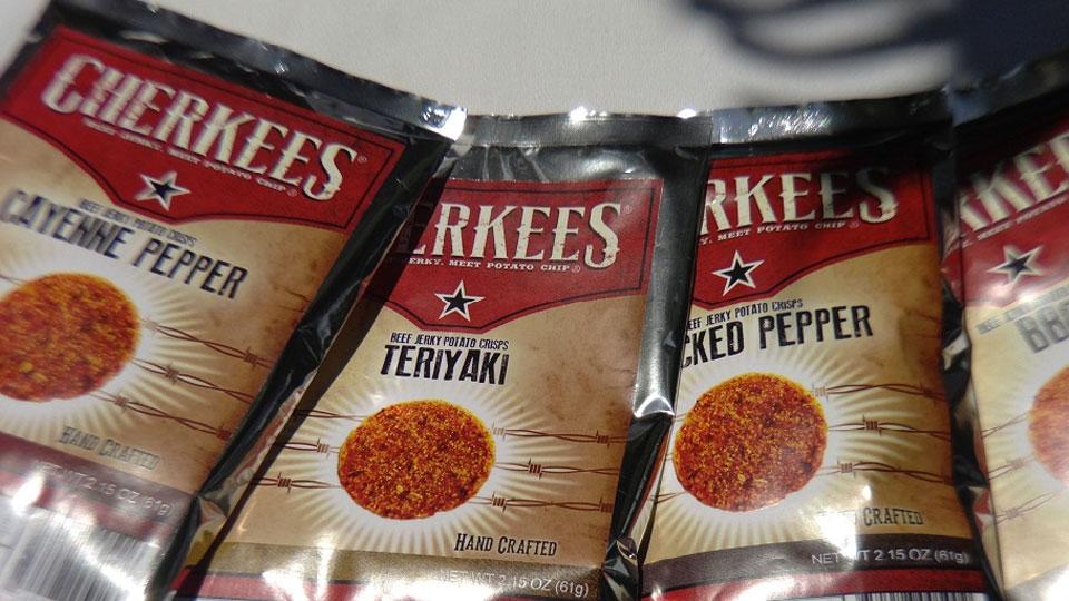 Cherkees Beef Jerky Potato Chips Cherkees Beef Jerky Potato Chips