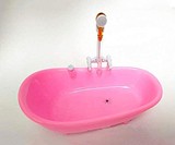 Bathtub Cocktail Glass with Working Sprayer