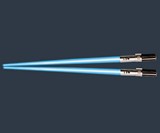 Luke Skywalker Blue LED Lightsaber Chopstick
