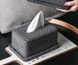 Cement Tissue Box Cover