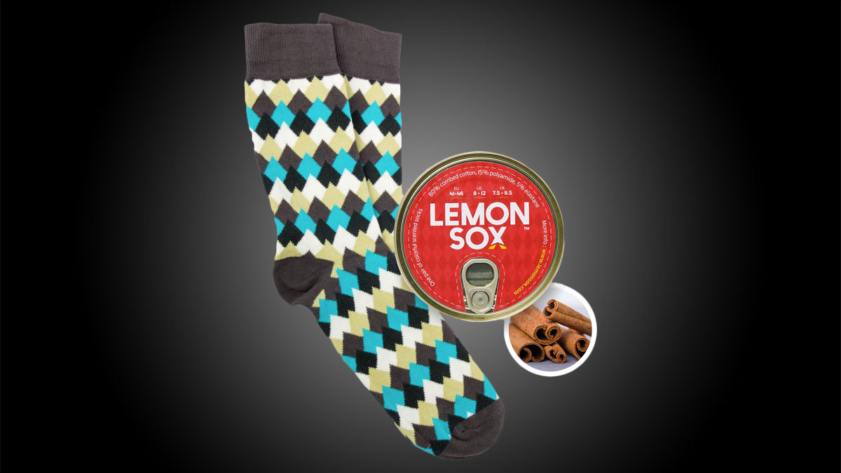Lemon Sox - Scented Socks in a Can