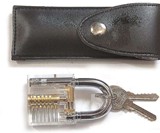Cutaway Practice Padlock & Lock Pick Set