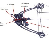 Delta Bow with Draw Holder & Laser Sight