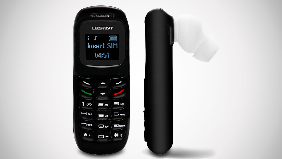 Mini Cell Phone & Bluetooth Headset
