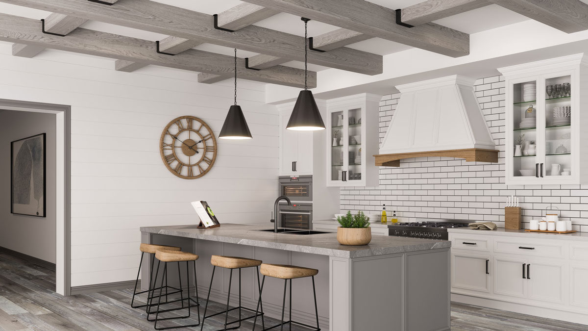 Decorative Self-Install Faux Wood Ceiling Beams Decorative Self-Install Faux Wood Ceiling Beams