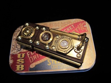 16GB Steampunk USB Flash Drive 16GB Steampunk USB Flash Drive