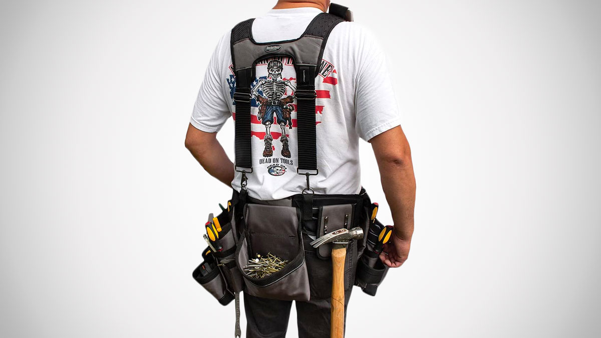 Bucket Boss Mullet Buster 3-Bag Tool Belt Bucket Boss Mullet Buster 3-Bag Tool Belt