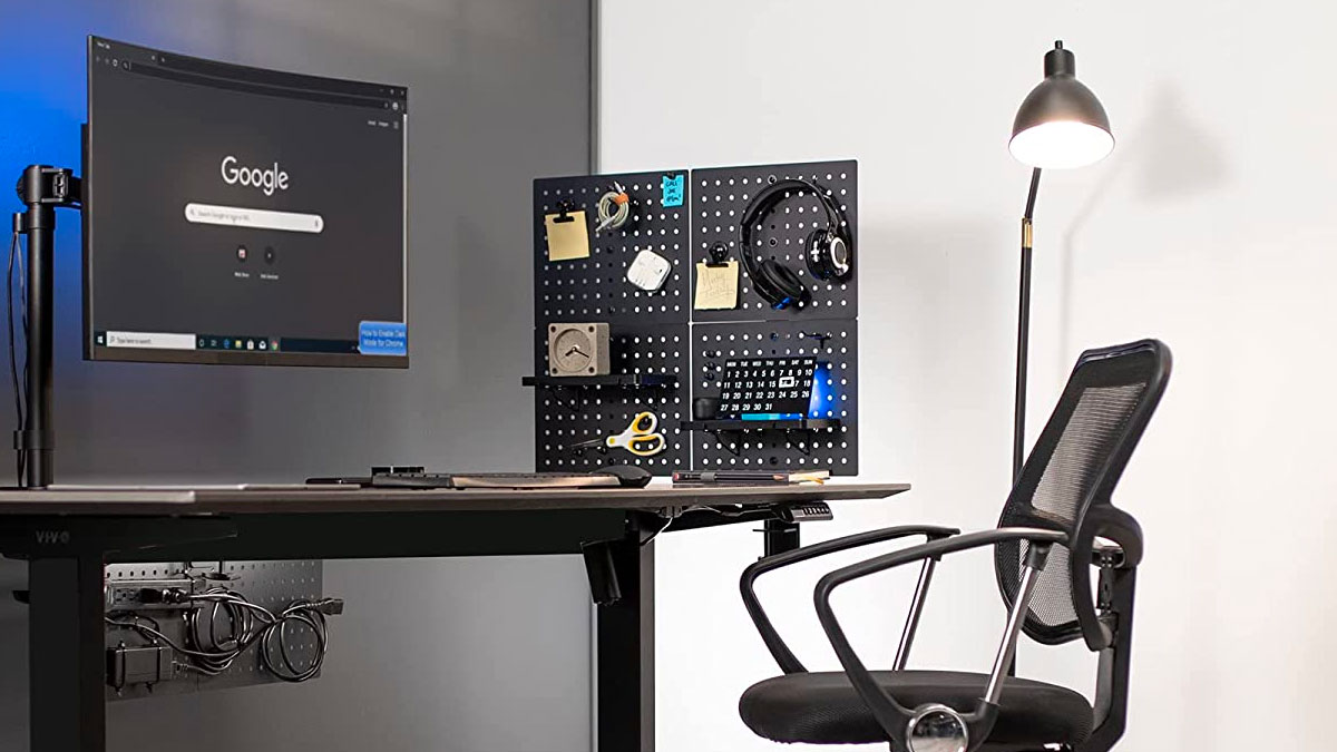 Clamp-on Desk Pegboard Clamp-on Desk Pegboard