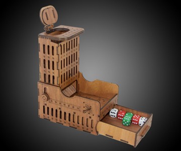 Collapsible Dice Tower Storage Boxes