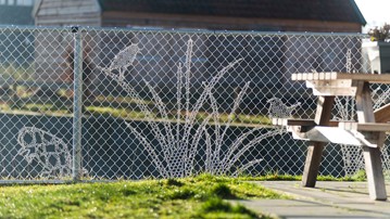 The Chain Link Fence: Lace Fence The Chain Link Fence: Lace Fence
