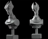 Mass Effect Salarian Statue - Unpainted Kit