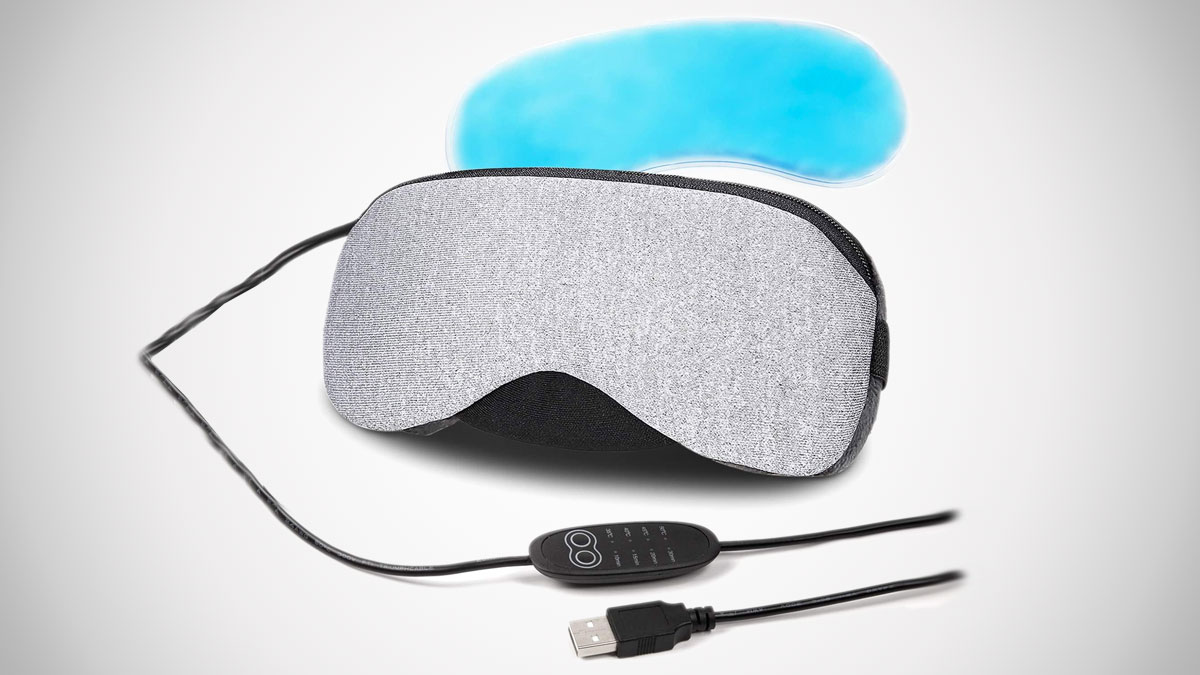 USB Heated & Ice Gel Cooling Eye Mask