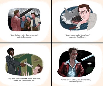 Movies R Fun: Iconic Scenes as Children's Art Movies R Fun: Iconic Scenes as Children's Art