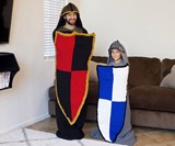 Crochet Hooded Knight Blanket