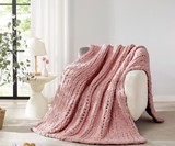 Chunky Braided Chenille Throw Blanket