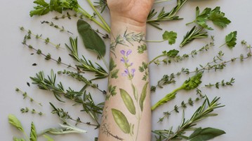 Scented Herb Temporary Tattoos Scented Herb Temporary Tattoos