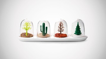 Snow Globe Spice Jars & Seasoning Shakers