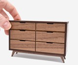 Mini Materials Mid-Century Modern Wood Furniture Kits