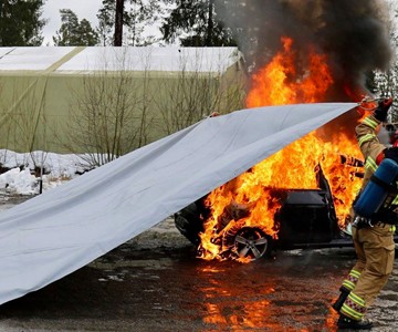 Car Fire Blanket