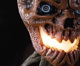 12' Inferno Pumpkin Skeleton with LCD Eyes
