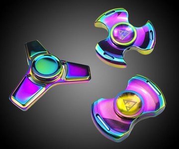NeoChrome Fidget Spinners