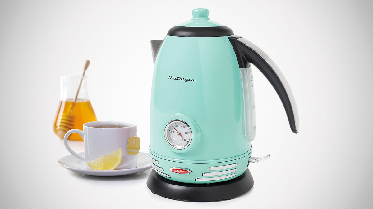 Retro Stainless Steel Electric Water Kettle Retro Stainless Steel Electric Water Kettle