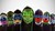Neon Nightlife Scary Light-Up Masks