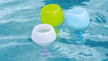 The Beach Glass Wine Goblet The Beach Glass Wine Goblet