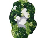 Green Forest Moss Rug