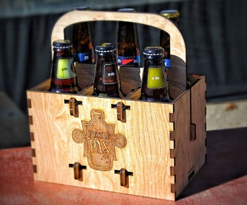 PuzzlePax Collapsible Wood 6-Pack Carriers PuzzlePax Collapsible Wood 6-Pack Carriers