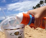 Smuggle Your Booze Sunscreen Flask