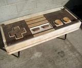 Working Nintendo Controller Coffee Table with Glass Top