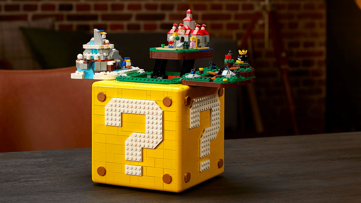 LEGO Super Mario 64 Question Mark Block LEGO Super Mario 64 Question Mark Block