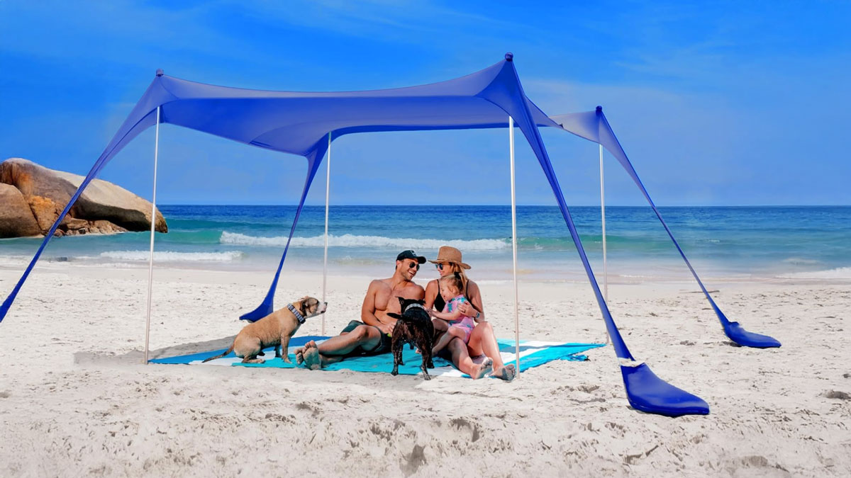 Sun Ninja Pop-Up Beach Canopy Sun Ninja Pop-Up Beach Canopy