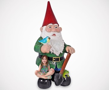 8-1/2-Foot-Tall Garden Gnome Statue 8-1/2-Foot-Tall Garden Gnome Statue