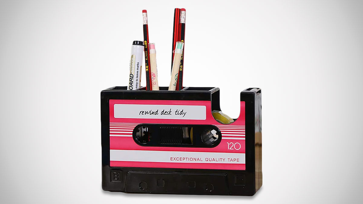 Cassette Tape Dispenser & Desk Organizer Cassette Tape Dispenser & Desk Organizer