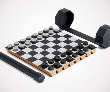 Rolz Roll-Up Chess & Checkers Set Rolz Roll-Up Chess & Checkers Set