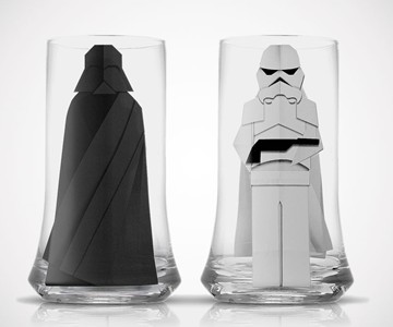 Star Wars Beware the Dark Side Tall Drinking Glass Set Star Wars Beware the Dark Side Tall Drinking Glass Set