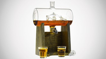 Ship in a Bottle Decanter & Dispenser