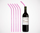 Reusable Wine Bottle Straws