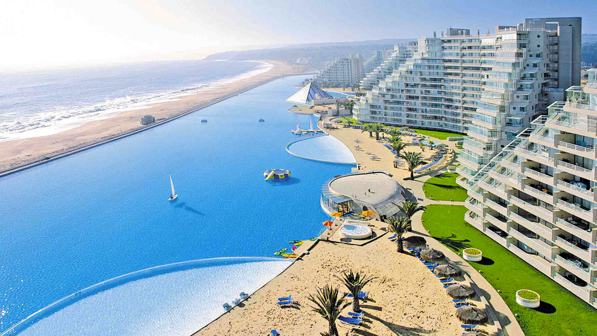 The World's Largest Swimming Pool The World's Largest Swimming Pool