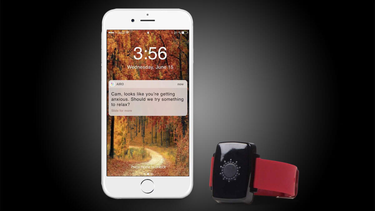AIRO Wearable Anxiety Detector & Counselor AIRO Wearable Anxiety Detector & Counselor