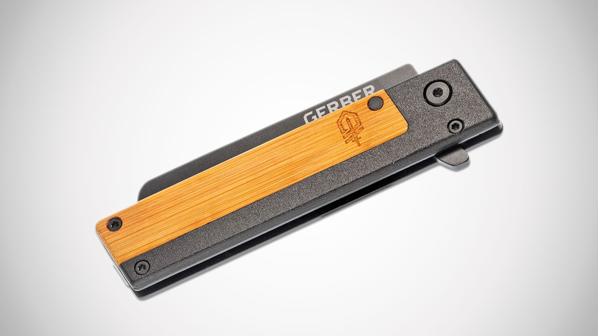 Gerber Quadrant Bamboo Folding Knife Gerber Quadrant Bamboo Folding Knife