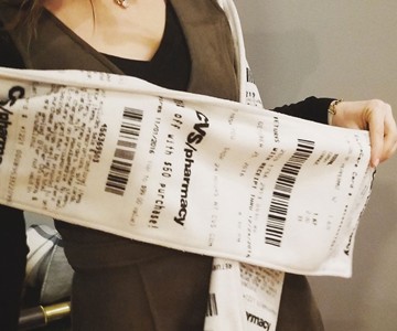 CVS Receipt Scarf CVS Receipt Scarf