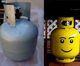 Propane Tank LEGO Head