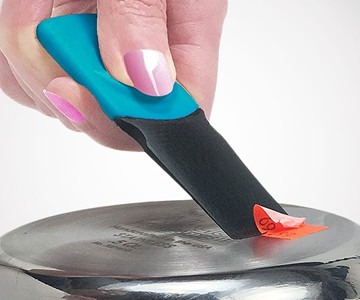 Thumb Scraper Sticker & Gunk Remover
